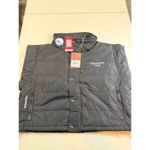 Philadelphia 76ers Mitchell & Ness Women's Cropped Puffer Vest